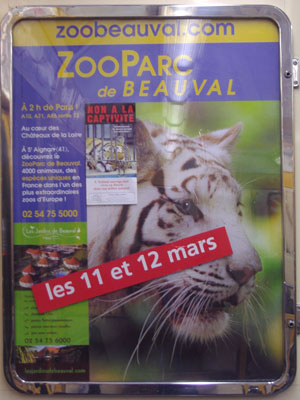 ADS FOR CIRCUS, ZOO MODIFIED (France)